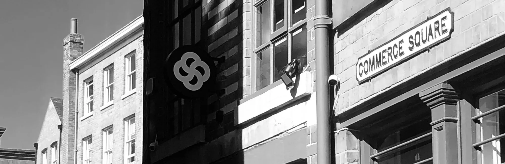 picture of window to cube office where coworking collaboration takes place 